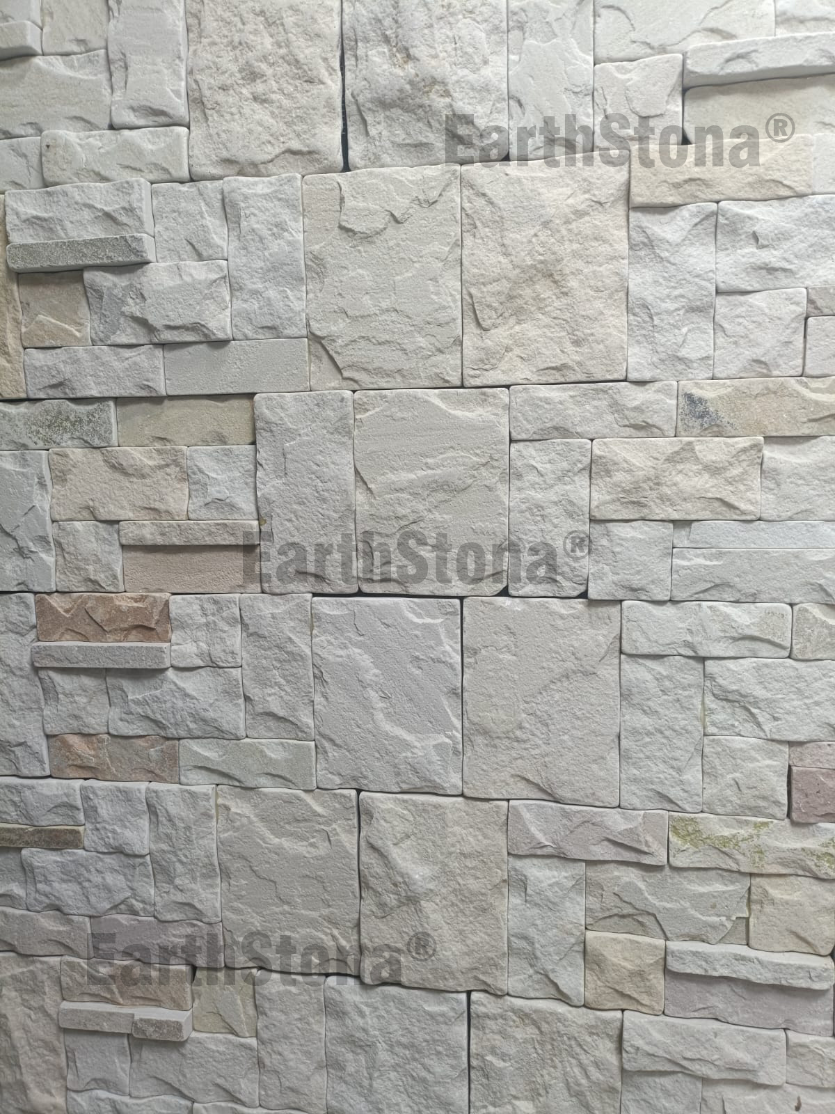 Stacked Stone Veneer Panel Tumbled Rockface