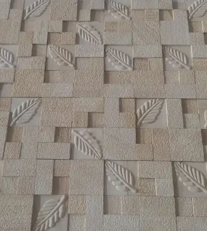 Leaf Pattern Mosaic | Stone Wall Cladding | EarthStona