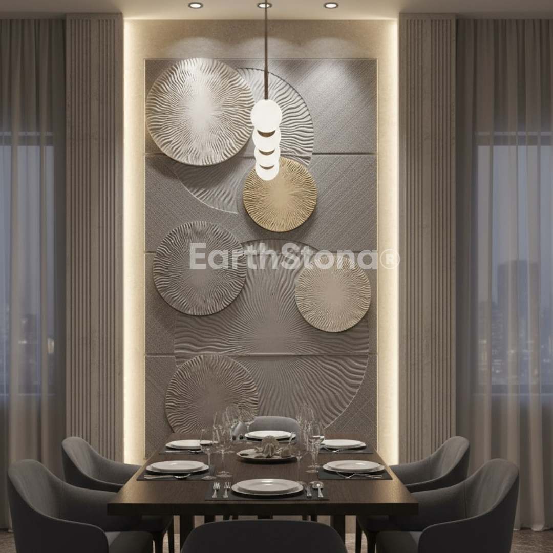 Stone Textures Wall Cladding & Panels | Stone Art By SKL - Textured Stone Wall Design For Luxury Apartments