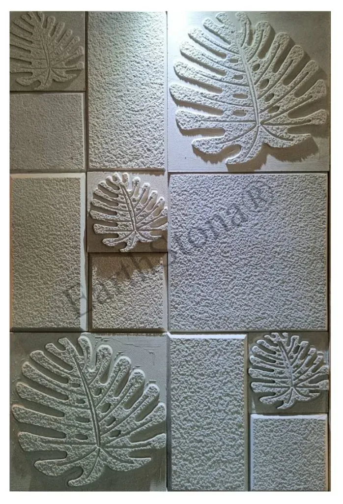 palm leaf stone wall cladding