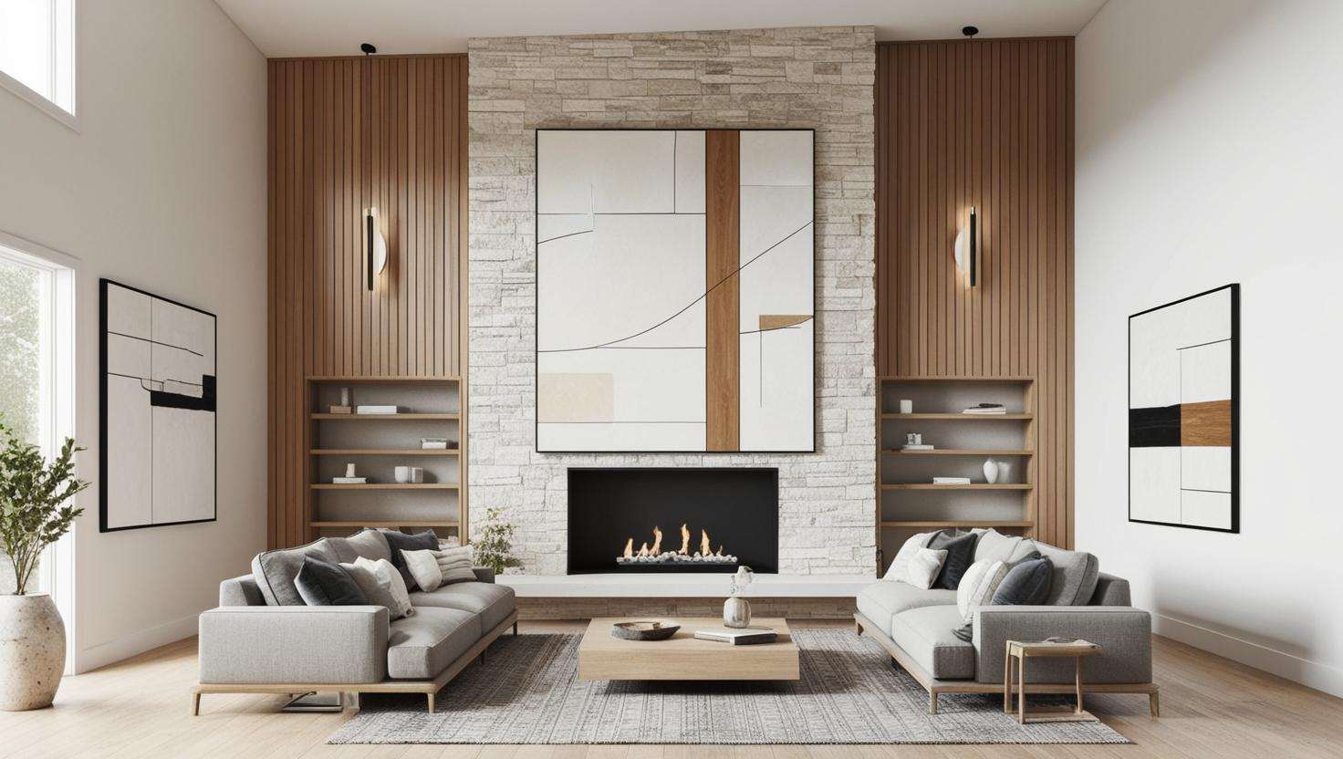 15+ Wall Cladding Design Ideas for Living Room (2025 Home Decor)