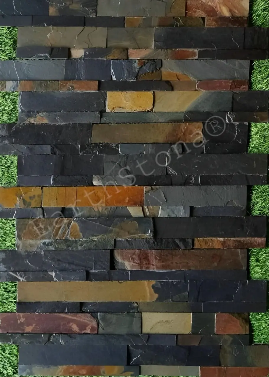 Black Slate Stone Cladding 