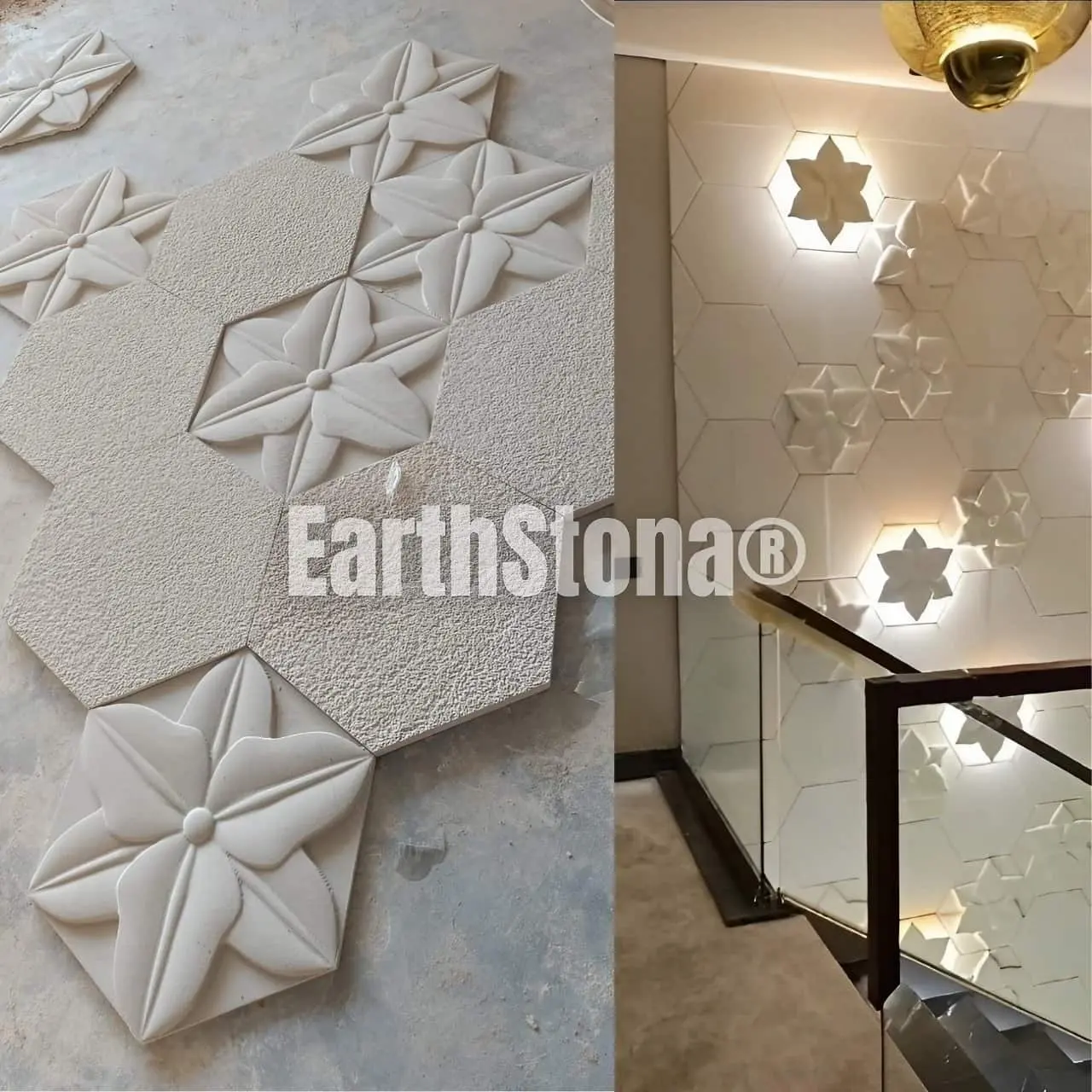 Natural Stone Wall Carving | Upto 10% Off | EarthStona - Rounded Shape Natural Stone Off Grid Exterior
