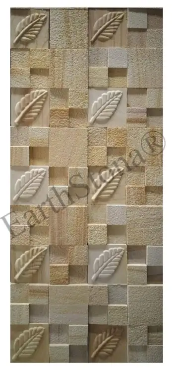 Leaves Cladding Pattern Natural Stone Wall Cladding Manufactures in Jaipur, India